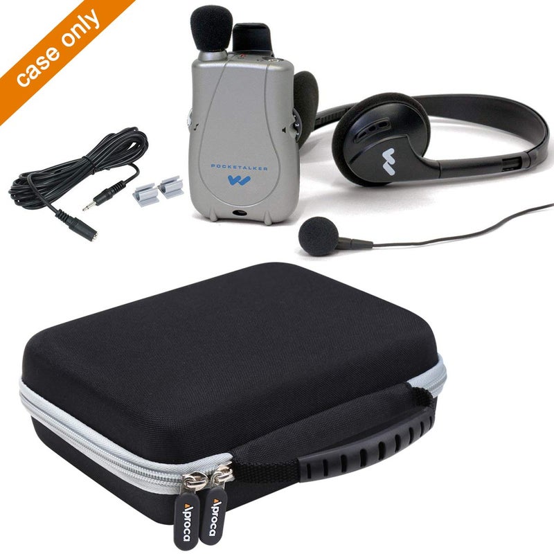 Aproca Hard Travel Storage Carrying Case for Williams Sound PKT D1 EH Pocketalker Ultra Duo Pack Amplifier Headphone - Image 3